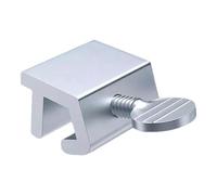 Bloque de ventana de vidrio - Tope de seguridad deslizante, abrazadera de seguridad infantil, soporte ajustable | Restrictor compacto de aluminio con fuerte agarre para la protección de ventanas