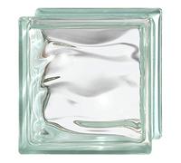 Bloque de vidrio Bormioli Rocco Agua Reflejos Caribe | cm 19x19x8 | Unidad de venta 1 caja de 6 pzas