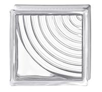 Bloque de vidrio Bormioli Rocco Pure Vintage Diapason | cm 19x19x8 | Unidad de venta 1 caja de 6 pzas