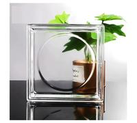 Bloque de vidrio cuadrado hueco transparente 190 x 50 mm, alta transparencia, aislamiento acústico y térmico(Clear-e)