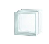 Bloque de Vidrio Hti Neutro Liso, 19 X 19 X 16 Cm