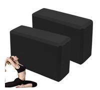 Bloque De Yoga - 2 Bloques De Ejercicio Para Entrenamiento - Espuma EVA Para Estiramiento, Equilibrio, Yoga Caliente, Meditación, Gimnasia En Casa, Sentadillas, Posturas Invertidas Y Soporte Fitness V