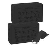 Bloque De Yoga | 2 Piezas Antideslizante Suave Ligero | Bloque De Cuña De Yoga De Espuma EVA Para Entrenamiento | Para Principiantes Mujeres Adultos Equilibrio Flexibilidad Hogar Estudio Gimnasio