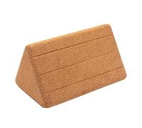 Bloque de yoga de corcho: ladrillo de yoga triangular natural, diseño ecológico de alta densidad, accesorio de apoyo para el ejercicio físico, material sostenible | Accesorio multifuncional para Pilat