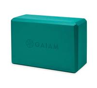 Bloque de yoga Gaiam - Espuma EVA de soporte sin l tex - Superficie suave y antideslizante con bordes biselados para yoga, pilates y meditaci n -