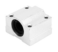 Bloque Deslizante de Rodamiento de Bolas Lineal Sc12Uu, 2 Unidades Soporte Deslizante de Aleación de Aluminio con Diámetro Interno de 12 Mm para Movimiento Lineal Suave Y Preciso