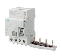Bloque Diferencial Siemens 4P 40A 300mA Tipo AC 3 Módulos Para 5SY 5SM26420