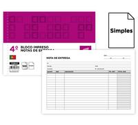 Bloque Entrega Simple 155X215 mm