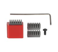 Bloque estabilizador de metal y cepillo de boquilla de silicona que mejora la impresión para modelos de laboratorio P1, equipo de estudio de fácil instalación