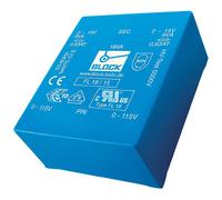 Bloque FL 6/12, Transformador PCB De Perfil Bajo De 6 VA 2 x 115 V A 2 x 12 V