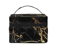 Bloque geométrico Rojo, Gris, Negro y blancoBolsa de Maquillaje, Bolsa de Cosméticos Portátil para Mujer-Organizador de Cosméticos de Viaje, Regalo para Momentos Especiales