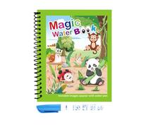 Bloque para colorear Aqua reutilizable - 90g (19x15x0,5 cm) Juego de dibujo mágico | educativo para | Kit de actividades de pintura portátil y reutilizable | Bloque de aprendizaje Hydro Ar