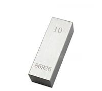 Bloque patrón, 1mm 2mm 3mm 4mm 5mm 6mm 7mm 8mm 9mm 10mm Calibre De Bloque De Acero De Precisión Calibre Paralelo Pin Calibre Bloque Herramientas De Torno De Medición(10mm block gauge)