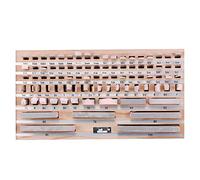 Bloque patrón 87PCS / SET 1 Grado 0 Grado Inspección Bloque de bloqueo Prueba de calibrador Bloques de calibradores Instrumentos de medición(1 grade)