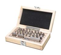 Bloque patrón, Barra De Configuración De Mesa Enrutadora Con Caja, Juego De Bloques Métricos De Calibre, Herramienta De Torno De Medición De Bloques De Medición De Carpintería, 32/38/47/83 Uds.(83Pcs)