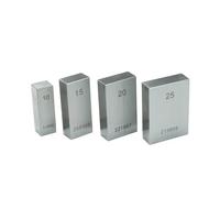 Bloque patrón, Bloque patrón de precisión, bloque patrón de acero, escuadra, calibre vernier, micrómetro(15mm 0 grade)