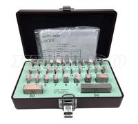 Bloque patrón, Juego De Mesa Enrutadora De Bloques De Calibre Métrico De Acero De Alta Velocidad De Grado 32 Uds., Medidores Métricos Estándar, Herramienta De Torno De Medición De Precisión 0.001