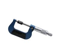 Bloque patrón, Micrómetro exterior de 25-50mm y 0,01mm, micrómetro métrico con punta de carburo, herramientas de maquinista de precisión