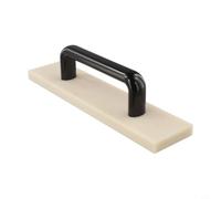Bloque profesional para suelos hecho de nailon para laminado de vinilo de madera dura con mango de tornillo integrado para uso seguro, blanco, 30 cm (30 cm)