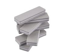 Bloque pulidor de uñas, Bloques de lijado lima uñas grises, grano 100/180, 8,9x2,9x1,2 cm, 50 unidades for salón manicura