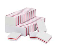 Bloque pulidor de uñas, Mini esponja for pulir uñas y bloque blanco 100 180 granos 200 piezas for manicura pedicura