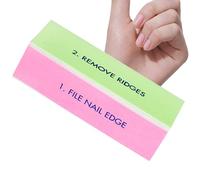 Bloque pulidor de uñas, paquete de 6 unidades profesionales de 4 vías, limas y pulidores para dar forma, alisar y pulir, bloques de pulido de alto brillo para miniaturas naturales | Herramientas de