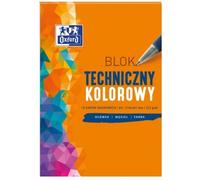 Bloque técnico A4/10K 225G color (20 piezas) OXFORD