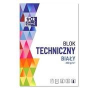 Bloque técnico A4/10K 250G blanco (20 ejemplares) OXFORD