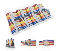 Bloque Terminal, CESFONJER 8 pcs SPL-84 Conectores Electricos, Conectores de Cable Compacto con Palanca de Empuje con Resorte (4 en 8 fuera)