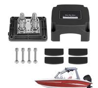 Bloque Terminal De La Barra Omnibus - Conector Eléctrico De 48 V Con Tapa Impermeable | Terminal De Cobre De Nylon Ignifuge Para Camiones De Automóvil Para Acampar Scooter Solar Scooter | Accesorio De