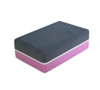 Bloque Yoga Yoga Block Brick Props Foam Exercise Fitness Tool Workout Stretching Aid Body Shaping Health Training Equipment(Black Purple)