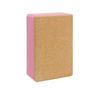 Bloque Yoga Yoga Brick and Cork Synthetic Strench Exercise Block Home Use Gym Fitness Assistive Equipment(Pink)