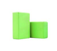 Bloque Yoga Yoga Foam Blocks Gym EVA Non-slip Props Brick Solid Color Lightweight Block Meditation High Density(Green)