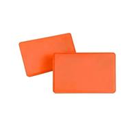 Bloque Yoga Yoga Foam Blocks Gym EVA Non-slip Props Brick Solid Color Lightweight Block Meditation High Density(Orange)