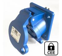 Bloqueable Caravan Cee Anbau-Steckdose Oblicua, 230V, PCE 413-6f66
