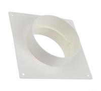 Bloqueador de aire de retorno de conducto de 4/100 mm diseñado para instalación de adaptador de ventilación de secadora, conductos de escape de baño y redes de distribución de aire HVAC (sin válvula)