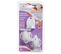 Bloqueador de cajones marca DREAM BABY. Modelo Cierres Magnéticos Adhesivos (2 piezas + llave)