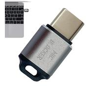 Bloqueador de datos - Protector de privacidad USB-C, adaptador de solo carga | Protector de parada de juice Jacking, herramienta de carga rápida y segura, seguridad técnica de viaje, abrazadera de