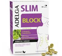 DietMed Suplemento Adelga Slim Block – 60 cápsulas, color blanco, 200 ml
