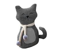 Bloqueador de habitaciones: tope de puerta de gato de dibujos animados de 1 kg | Cuña de puerta pesada hecha de tela rellena de - burlete decorativo con forma de animal para oficinas y