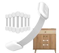 Bloqueador de puertas infantiles para armarios | Cerraduras de cajones seguros | Cierre seguro para cocina refrigerador congelador -Comer horno armario cómoda