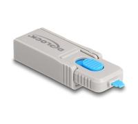 Bloqueador de puerto DeLock 20969 Herramienta gris DisplayPort HDMI USB tipo A y C