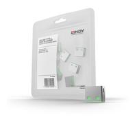 Bloqueador de puerto USB tipo A Lindy 40461 Pack 10 piezas verde ABS