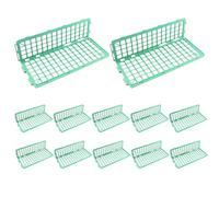 Bloqueador debajo de la cama - Barrera ajustable, tapón de muebles, guardia de seguridad para mascotas | Parachoques protectores de 12 piezas con diseño antideslizante para sala de estar dormitorio