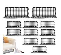 Bloqueador debajo de la cama: barrera de espuma ajustable, tapón flexible para espacios de sofá, juego de protección de fácil instalación, cubierta de tira duradera a prueba de polvo | para mascotas D