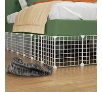 Bloqueador debajo de la cama, bloqueador de tamaño alto debajo de la cama, bloqueadores de juguetes para mascotas, simplifica las tareas del hogar, adecuado para diferentes marcos de cama y estilos de