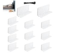 Bloqueador Debajo del sofá, Barrera de Cama, Protector de Juguetes, 12 Piezas de Tope para Mascotas con estructuras sólidas, Divisor de habitación Interior para Apartamentos, Hotel, jardín de