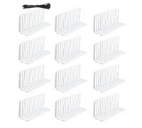 Bloqueador debajo del sofá, protectores para debajo del sofá, tapones de sofá para evitar juguetes, 12 piezas de tapón para gatos, barrera de fácil instalación para comedor, hotel, casa rodante