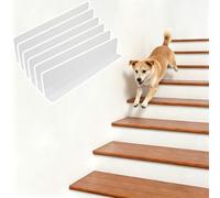 Bloqueador Juguetes Sofa Juego de 6 Topes de PVC para Escaleras Ideales para Perros, Relleno para la Base de Muebles Como Sofás, Barrera de Seguridad para Mascotas(White,50x30cm (19.7x11.8in))