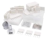 Bloqueadores crochet,LAMXD Kit de pasadores, peines de bloqueo de punto 25 para bloquear proyectos de tejido, encaje o costura 100 pasadores en T adicionales para bloquear tapetes para tapete de tejer